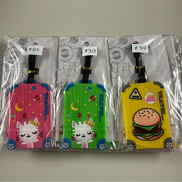 Silicone Luggage Tag - Pick One - Picture 5 of 9